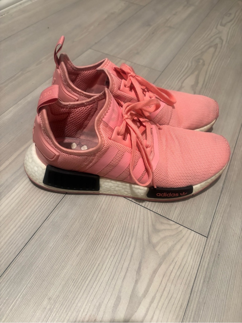 adidas Women’s Pink NMD_R1 Knit Sneaker